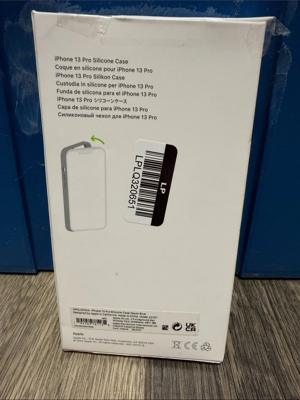 Apple iPhone 13 Pro Silicone Case - Abyss Blue
